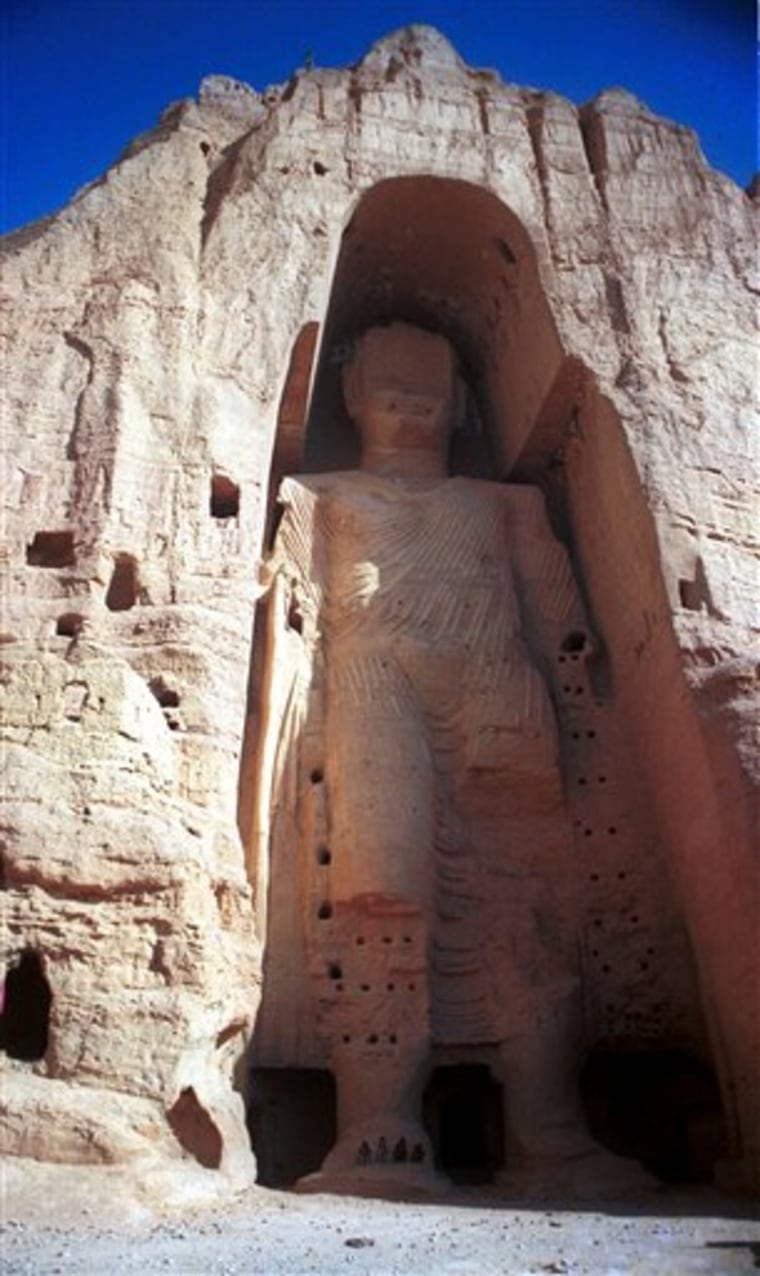 The world's tallest statue of Buddha, measuring up to 180 feet high, once stood in Bamiyan, Afghanistan. German scientists say it is possible to reconstruct at least one of the two giant 1,500-year-old Buddhas that were dynamited by the Taliban 10 years ago despite a worldwide outcry. 
